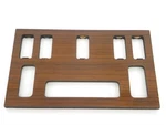 Zebrano 5 Switch Bezel Climate Control Dash Trim For 86-91 Mercedes 560sel W126. Fixed Price $47.48.