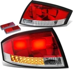 Audi Tt Mk1 8n Red & Clear Led Tail Lights 1999-2006 Rare Discontinued. Fixed Price $599.99.