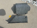 1992 Jaguar Xjs Trunk Boot Battery Cover Carpet Trim Grey Upper & Lower 2-pcs. Fixed Price $60.00.