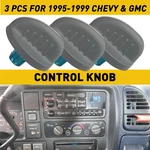 For 1995-1998 Chevrolet Silverado 1500 2500 3500 3 Pcs Replacement Control Knobs. Fixed Price $17.99.