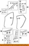 Toyota Oem 07-15 Camry Interior Trim-wndshld Plr Trim Clip 6221706010. Fixed Price $8.81.