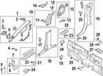 Genuine Ford Door Sill Plate Fl3z1613209ab. Fixed Price $89.10.