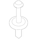 Genuine Bmw Rocker Molding Rivet 51-71-8-259-788. Fixed Price $18.50.
