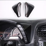 Dashboard Button Cover Trim Compatible With Chevy Corvette C6 Gloss Black. Fixed Price $66.97.