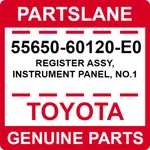 Toyota Oem Genuine Instrument Panel Register Ac Heater Air Vent 55650-60120-e0. Fixed Price $78.32.