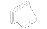 Genuine Audi Deck Lid Latch Cover 8s0-827-520-a. Fixed Price $7.18.