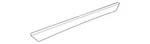 Genuine Mercedes-benz Trim Bar 212-730-60-22. Fixed Price $216.90.