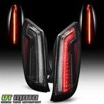 Clear Lens Black Housing Led Tail Lights For 2013-2017 Cadillac Xts Left+right. Fixed Price $219.99.