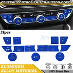 13x Blue Aluminum Center Dashboard Switch Cover Trim For Honda Accord 2018-2022. Fixed Price $32.99.