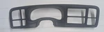 99-02 Chevy Gmc Instrument Cluster Speedo Dash Panel Radio Bezel Graphite. Fixed Price $25.00.
