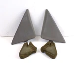 Door Trim Mirror Cover Gray Plastic Set 2002 Tahoe Silverado Suburban Yukon. Fixed Price $19.95.