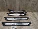 17-20 Oem Bmw G30 Rear Left Right Lighter Door Sill Plate Molding M Trim Pair. Fixed Price $219.95.