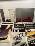 Volkswagen Scirocco Rabbit Gti Jetta Porsche 911 Audi Gt 5000 4000 Brochure Lot. Fixed Price $125.00.