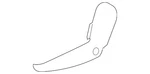 Genuine Gm Choccachino Rear Driver Side Seat Frame Outer Finish Cover 23293018. Fixed Price $21.57.