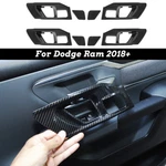 Carbon Fiber Interior Door Handle Bowl Cover Trim For 2018-2024 Dodge Ram 1500. Fixed Price $34.99.
