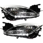 Headlight Assembly Set For 2011-13 Mazda 6 Left And Right Composite Capa Halogen. Fixed Price $277.24.