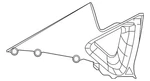 Genuine Nissan Interior Quarter Panel Trim 76934-3ta0a. Fixed Price $114.10.