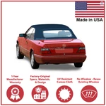 Fits Mercedes W124 E320 300ce 1992-1995 Convertible Top Blue Canvas Cloth. Fixed Price $614.25.
