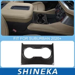 Carbon Fiber Front Cup Holder Panel Cover Trim Decor For Suburban 20+ Tahoe 21+. Fixed Price $26.49.