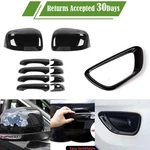Black Mirror Caps +door Handle Cover Trim For 2014-2016 Jeep Grand Cherokee. Fixed Price $47.58.