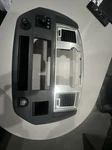 2006-2008 Dodge Ram Carbon Gray Center Dash Radio Bezel Vents 4x4 Switch Outlet. Fixed Price $170.00.