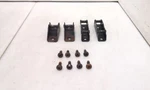 Jeep Tj Wrangler Rear Seat Mounting Brackets W Bolts 2003-2006. Fixed Price $135.00.