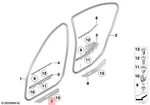 Genuine Bmw Hybrid 7 7l F01 F02 F04 Front Entrance Cover 51477260551. Fixed Price $117.18.