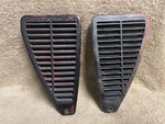 Ford D0zb-6520b63-a D0zb-6520b62-a 1970-1973 Mustang Lh Rh Black Door Jamb Vent. Fixed Price $80.00.