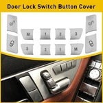 12pcs Chrome Lock Door Switch Benz W204 Button Cover Trims For W212 Mercedes Cla. Fixed Price $15.09.