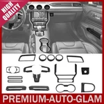 17pcs Carbon Interior Kit Dash Full Cover Trim Decor For 2015-2023 Ford Mustang. Fixed Price $68.99.