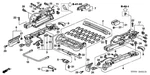 Genuine Honda Cover Rear Foot Passenger *nh167l* (manual) (graphite Black)81195-. Fixed Price $110.66.
