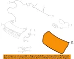 Hyundai Oem 20-22 Sonata Trunk Lid Components-weatherstrip 81061l0000. Fixed Price $158.02.