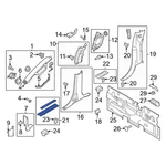 Genuine Ford Door Sill Plate Fl3z-1613208-ab. Fixed Price $83.47.