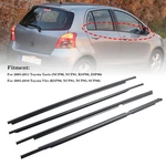 4pcs Outer Door Glass Weatherstrip Moulding For Toyota Yaris Vitz 2005-2010 Us. Fixed Price $40.54.