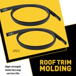 For 2012-2015 Honda Civic 2013 2014 Roof Left+right Trim Rubber Molding Black Us. Fixed Price $25.64.