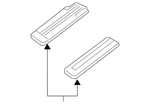 Genuine Nissan Seat Track Cover 87314-3ja7b. Fixed Price $30.67.