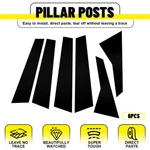 6x Glossy Black Pillar Post Cover Trims Suitable For Cadillac Xt5 2017-2023 T. Fixed Price $14.24.