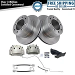 Brake Pad & Rotor Kit Semi-metallic Rear For 2003-2008 Dodge Ram 2500 3500. Fixed Price $434.85.