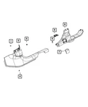 Genuine Mopar Door Scuff Plate Left 6ru69tx7ad. Fixed Price $64.52.