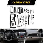 For Honda Accord 13-17 Carbon Fiber Look Front Interior Dash Trim Kit Cover 31x. Fixed Price $73.14.
