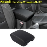 Center Console Armrest Cover Pad For Jeep Wrangler Jl Jt 2018+black Leather. Fixed Price $35.99.