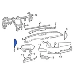 For Jeep Compass 2022-2025 6wk85dx9ab Left Instrument Panel Side Cover. Fixed Price $25.15.