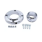 1 Set Shlpdfm Steering Column Chrome Polished Aluminum Floor Mount. Fixed Price $33.53.