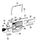 Genuine Mopar Release Handle Bezel Cover Left 6ub91dx8ab. Fixed Price $48.37.