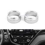 Silver Sporty Ac Climate Control Knob Ring Cover Trim For Toyota Camry 2021-up. Fixed Price $12.59.