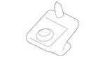 Genuine Hyundai Sun-visor Retainer 85235-b1000-ttx. Fixed Price $12.12.