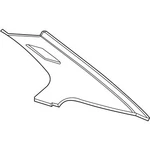Genuine Bmw Cover Column C Left 51-43-8-226-593 New. Fixed Price $84.42.