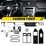 For Ford Mustang 2009-2013 Carbon Fiber Full Set Interior Decor Cover Trim Front. Fixed Price $59.99.