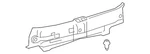 Genuine Lexus Trunk Trim Scuff Plate 58387-06120-c0. Fixed Price $206.32.