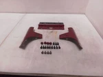 Jeep Jk Wrangler Windshield Hinge/supports Deep Cherry Prp 2007-2017. Fixed Price $59.89.